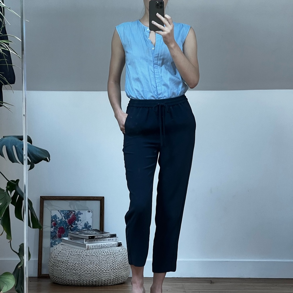 J Crew Jumpsuit Navy Size 0